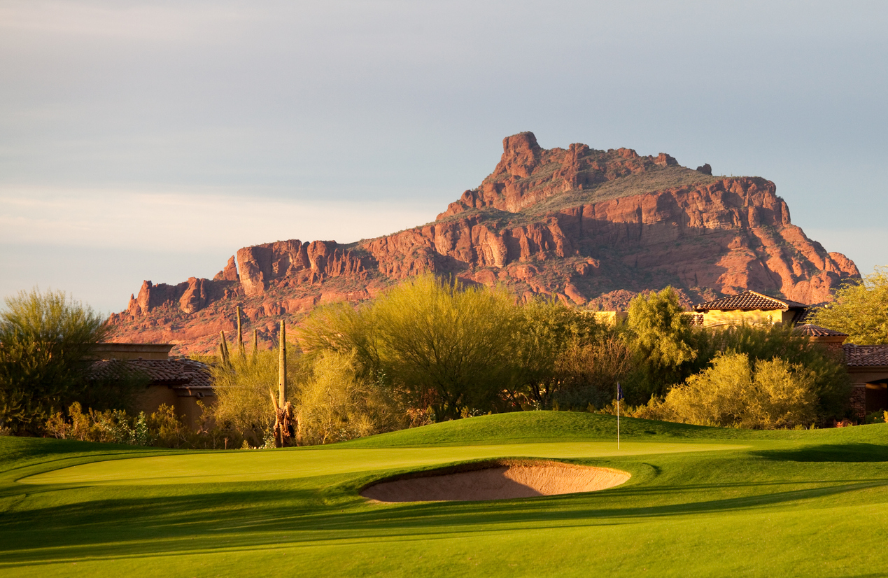 Golf course oasis